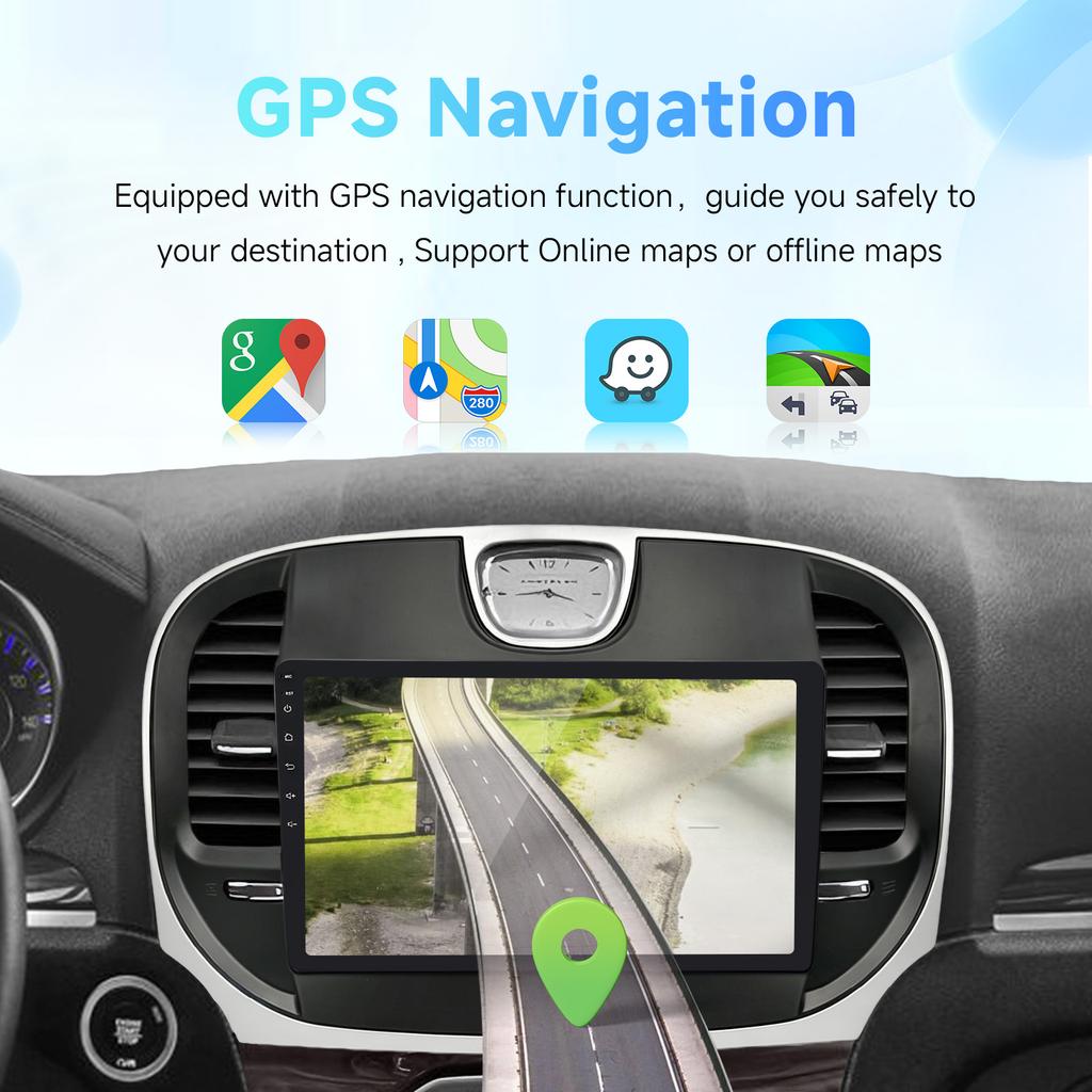 Android 11 For Chrysler 300 2011-2019 Car Radio Multimedia Player Touch Screen 5G Wifi Carplay Autoradio GPS BT