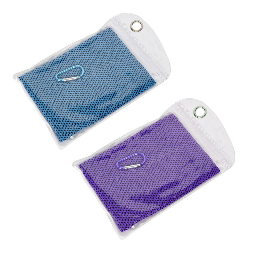 Instant Cooling Microfiber Towel Set - Quick-Dry Ice Sports Towel for Yoga Gym Camping, Breathable Outdoor Fitness & Travel