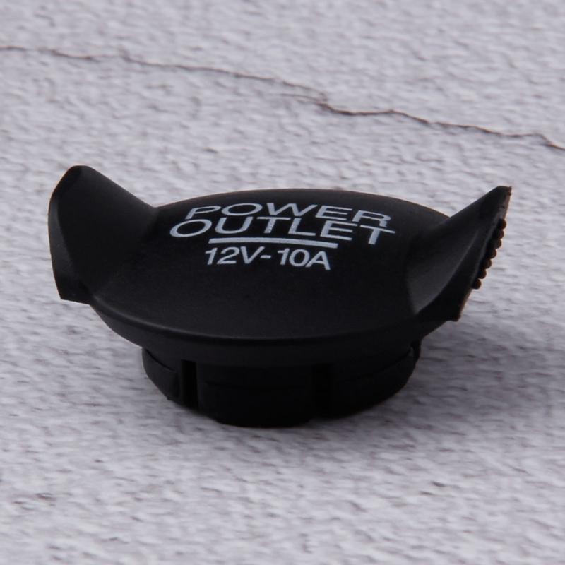 2Pcs Dustproof Plug Caps 12V Power Socket Plug Cover Caps Auto Interior Accessories Car Lighter Outlet Cover