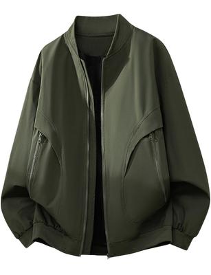 WINROMTICO Lange Unifarben für Outdoor Berg und und Winter Herrenjacke, Leicht, Winddicht, Ärmel, Farbe, Aktivitäten, Angeln, Klettern, Sport,