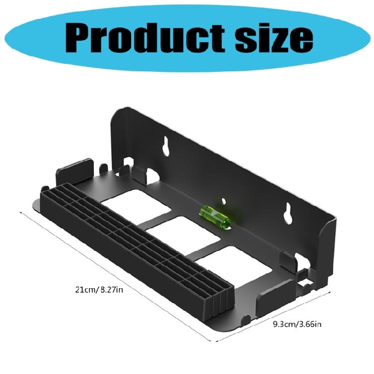 Gaming Console Wall Bracket for NS 2 Systems Metal Frame With Cooling Vents Game Wall Mount Dock Holder