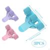 3 Pieces Pen Holders with Clip Fixing Clips Portable Compact Multifunction Triple Holes Metal