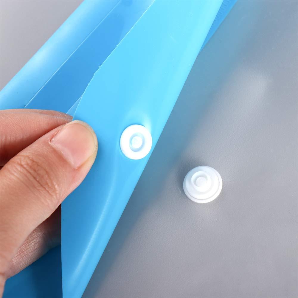 Bag Transparent With Snap Closure Document Bag Document Organizer A4 File Folders Test Paper Holder