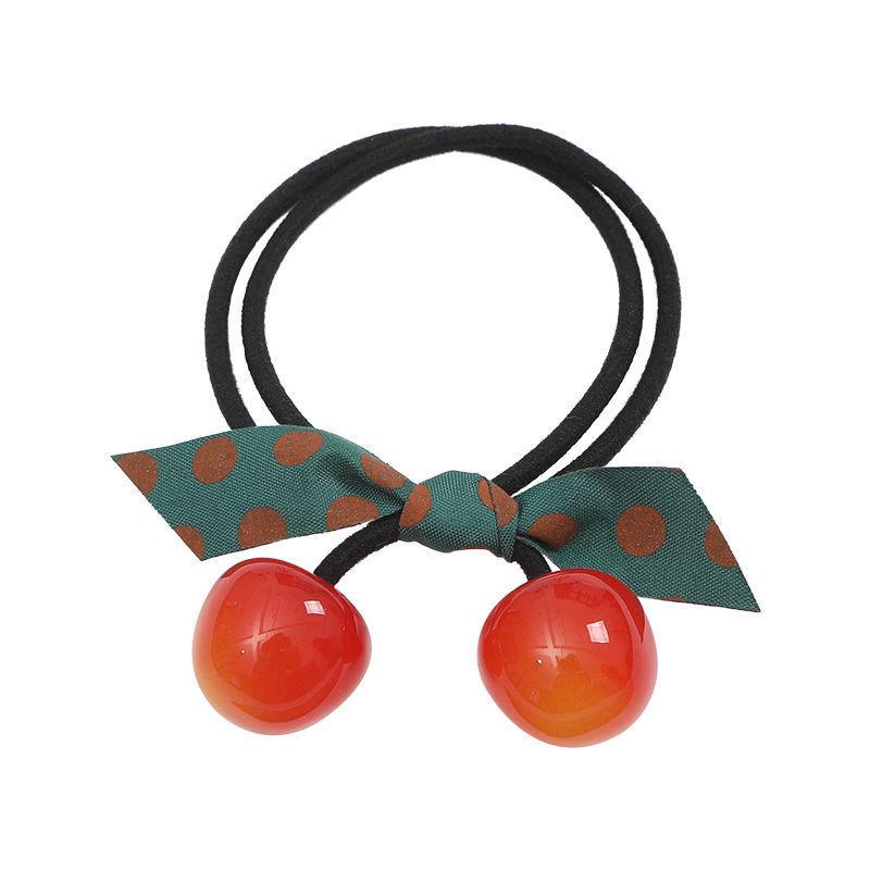 Cherry Hair Tie - High Elasticity Ponytail Band