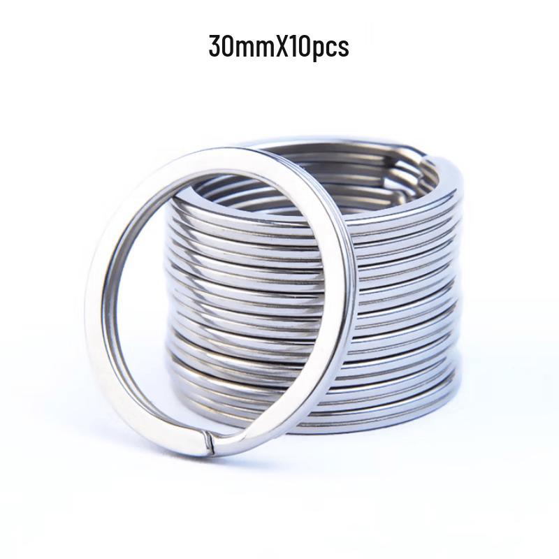 Shuoda Jianlian 30mm Stainless Steel Rings (10-Pack)