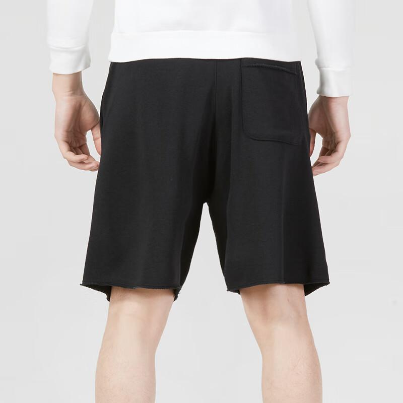 Nike Solid Color Drawstring Sports Fitness Shorts Men Bottoms DX0767-010