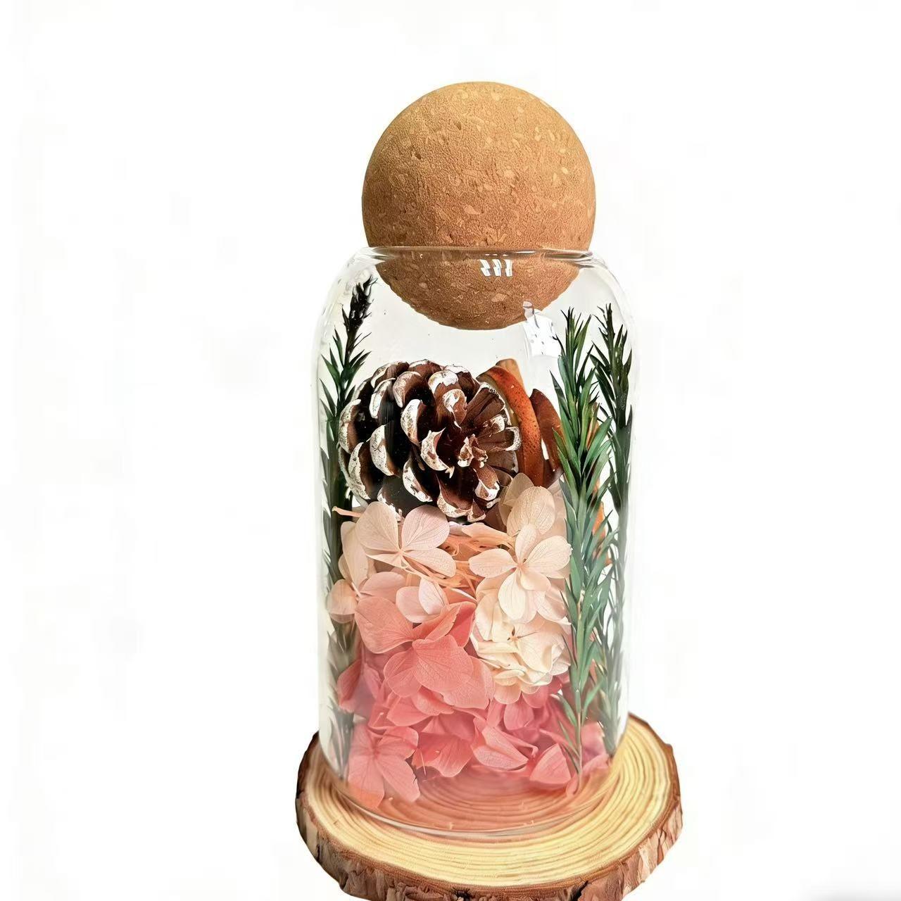 Prosperity Aroma Bottle Ornament: Desktop Cinnamon Diffuser Gift Set for Lasting Wealth and Housewarming Décor