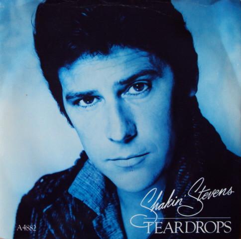 

7inch Record SHAKIN STEVENS Teardrops A4882 Epic 1984 UK Rock Used