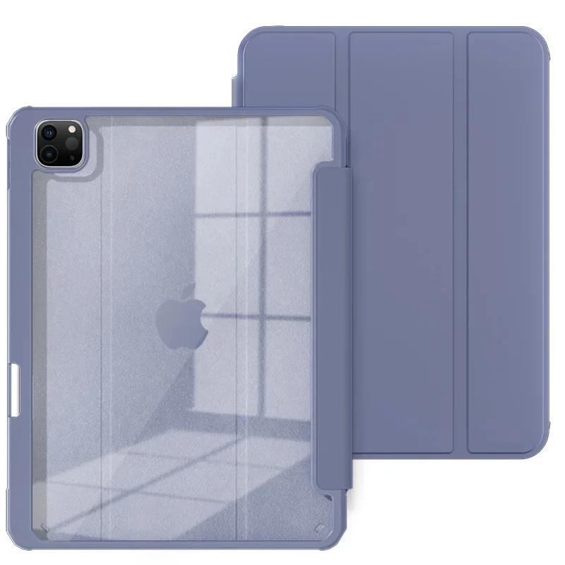 Acrylic HD Case for IPad Pro M5 A16 10 11 Th Gen 9 8 7 Th 10.2 12.9 " Air 11 13 M3 M2 M4 Mini 7 6 5 4 Shockproof Tablet Cover