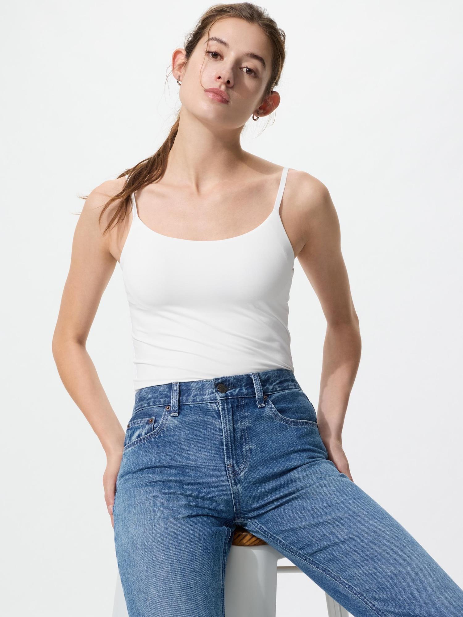 

Uniqlo Japan Air Rhythm Bra Camisole 00 WHITE/XS