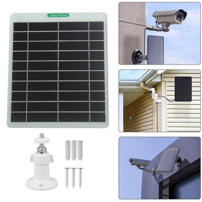 Panneaux Solaires IP65 Étanche Design en Forme de U Sortie 5V/5W Chargeur Solaire pour Sonnette Vidéo Ring 4/3/3 Plus/2