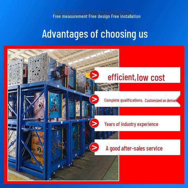 Heavy Duty Multi-Tier Mold Rack for Workshop and Warehouse Shelving