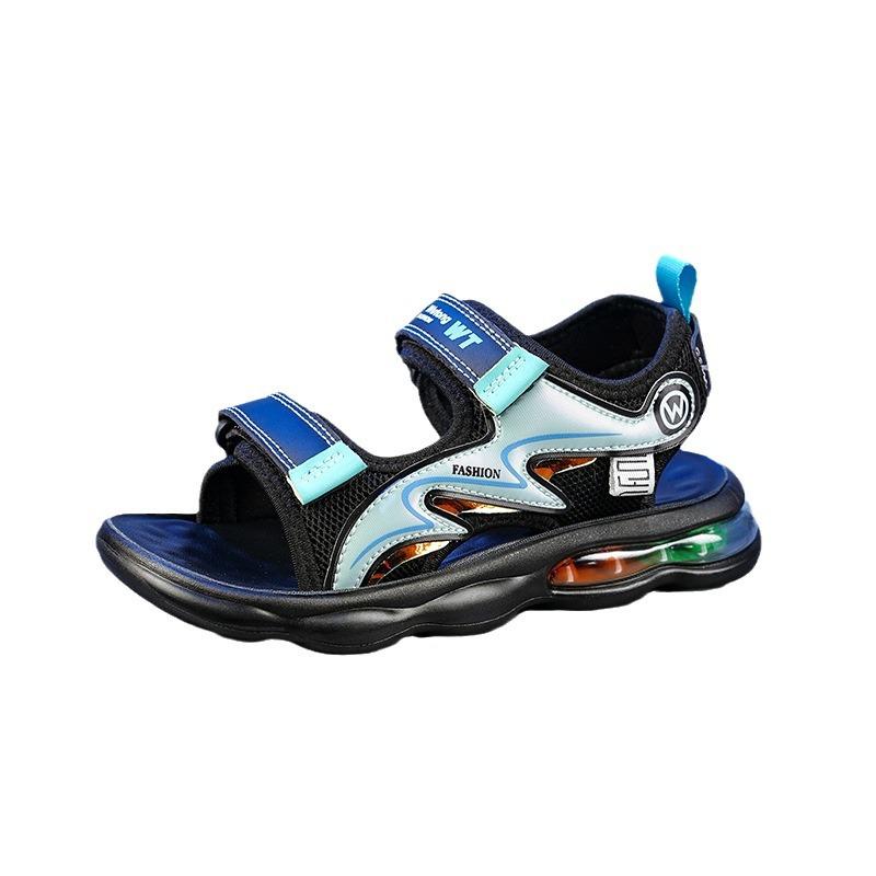 Boys Sandals Air Cushion Sole Children Non-slip Middle-aged Older Children Little Boys Sports Beach Shoes Student Sandals