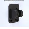 Wall Mount Shower Head Holder Strong Adhesive Residue Free Removable Waterproof ABS Bracket for Bathroom Use