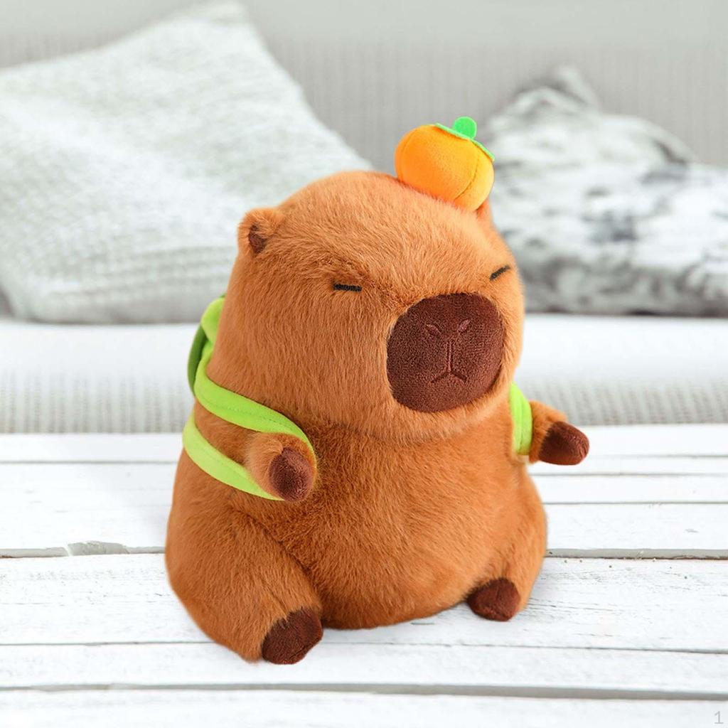 Capybara Plush Toy Cute Stuffed Animal 30cm Comfortable Kids Room Decor Doll