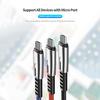 ROCK Micro USB Cable 2.4A USB Type C Charging Cables Zinc Alloy Fast Charge Data Sync Wire