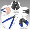 1pcs Steel Pliers Electrical Wire Cable Cutters Cutting Side Snips Flush Pliers Nipper Hand Tools Diagonal Pliers Carbon