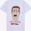 King of The Hill Hank Hill 97 100%Cotton T-Shirt Summer Men's Women Top Streetwear Casual Trendy Oversize Loose Clothing Vintage