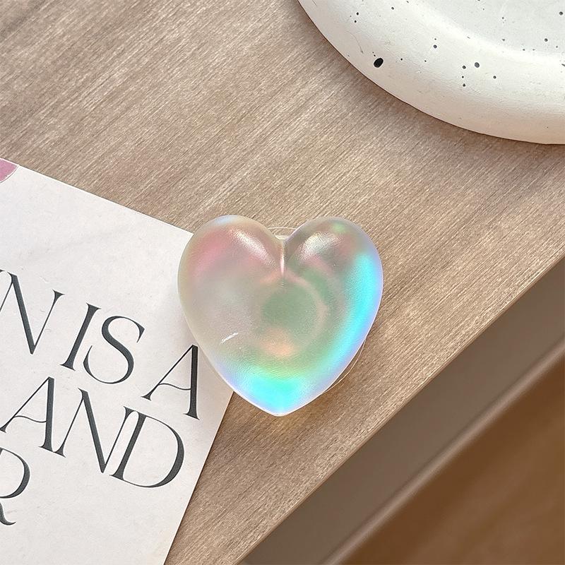 3D Colorful Heart Phone Holder & Ring Stand with Korean Style