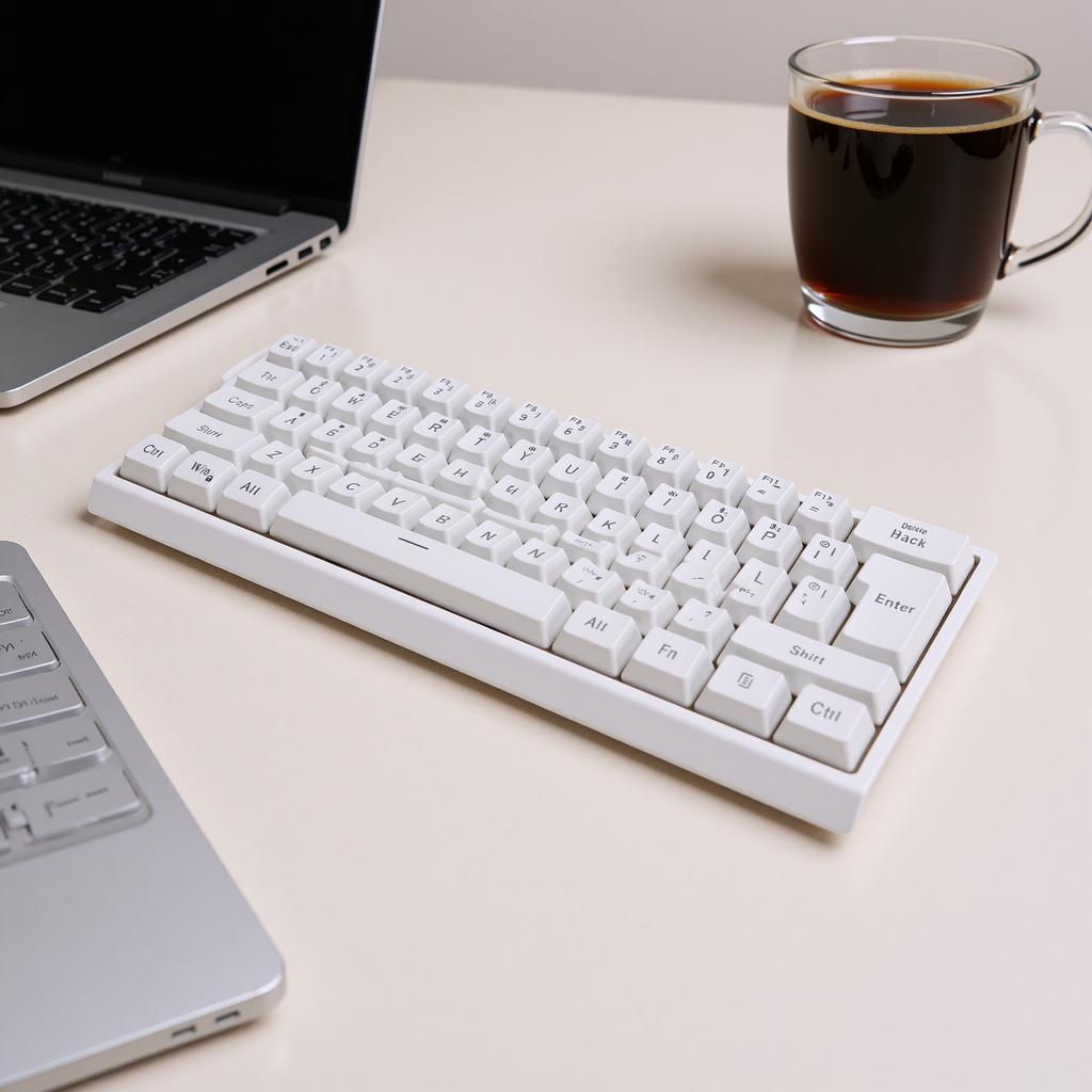 Wireless Mechanical Keyboard 61 Keys   2.4G Wired RGB Lighting Mechanical Gaming Keyboard with Hanging Rope