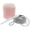 1Set Breakfast Cup Portable Leakproof Food Container 500Ml Oatmeal Storage Large Mouth Travel Soup Holder Soup Food Cup