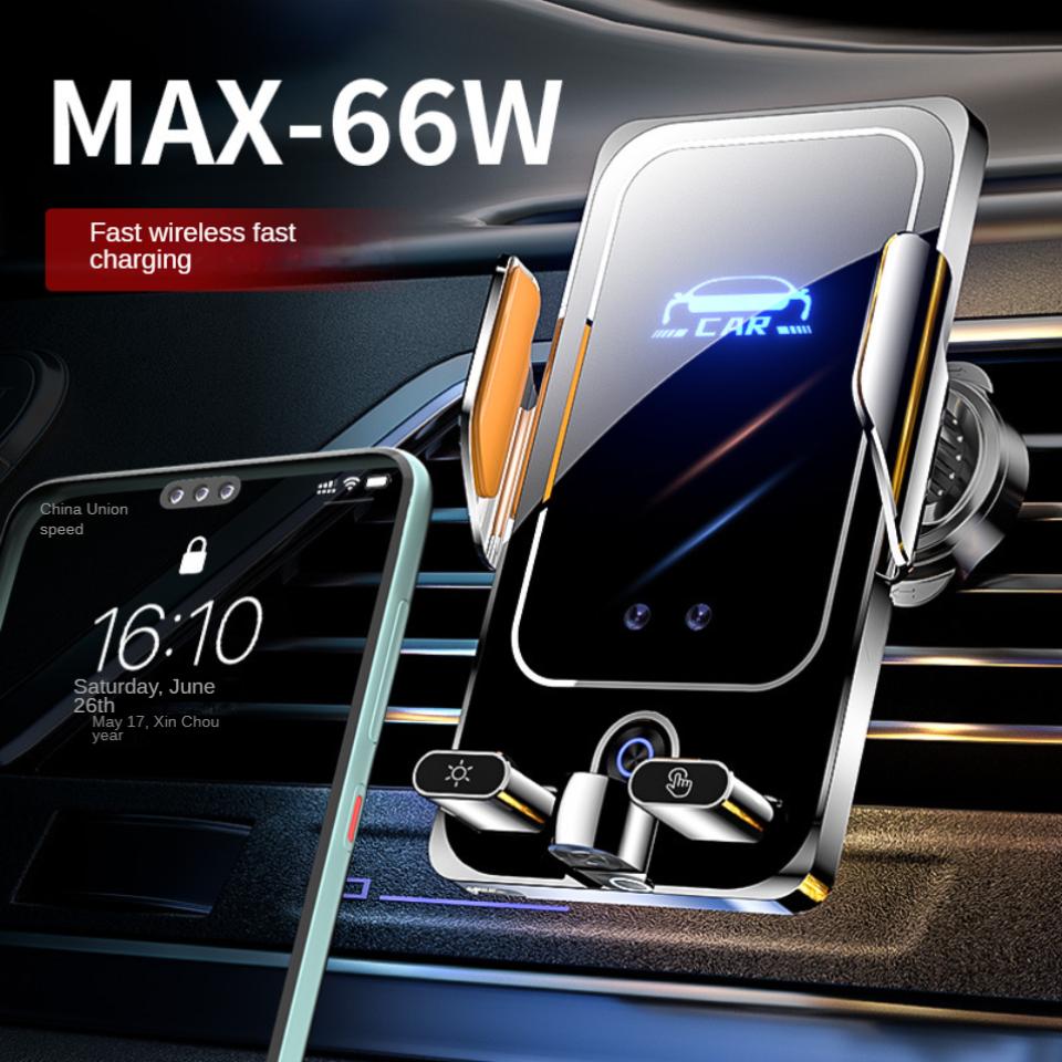 

Новый держатель для мобильного телефона 66 Вт с магнитным присасыванием, скрытое автомобильное беспроводное зарядное устройство, держатель для мобильного телефона, вставка для благовоний, открытая и закрытая навигация, автомобильные принадлежности