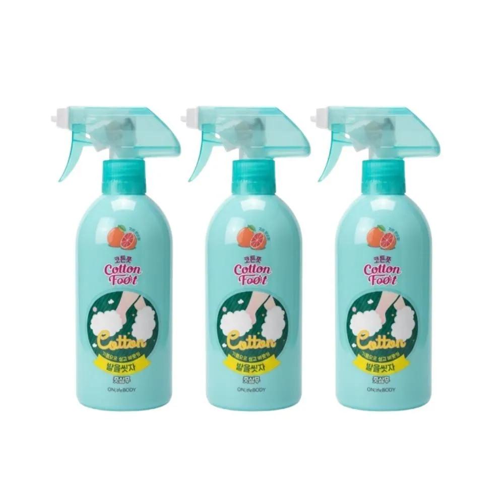 ON THE BODY Cotton Foot Let s Wash Your Feet Foot Shampoo Grapefruit 510ml 3 Packs