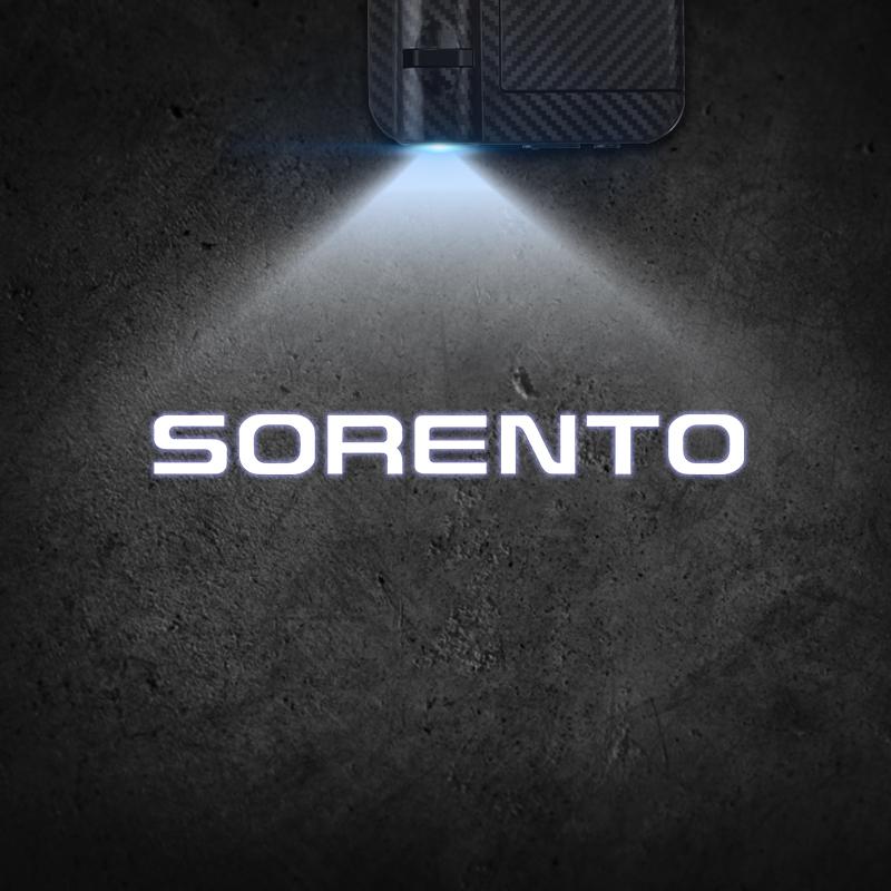 

For X Line Sorento Sportage Emblem Ceed Cerato RIO Car Door Light Welcome Lamp Wireless Laser Projector Auto Decoration HD LED 2pcs