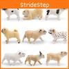 Bulldog Pet Replica Pvc Decorative Figure For Childrens Room Decor