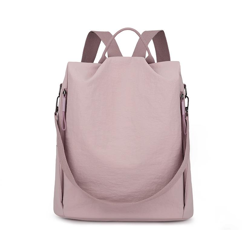 

Backpack for Female College and High School Students, Ultra-light Commuting Simple Schoolbag, Household Travel Backpack фиолетовый