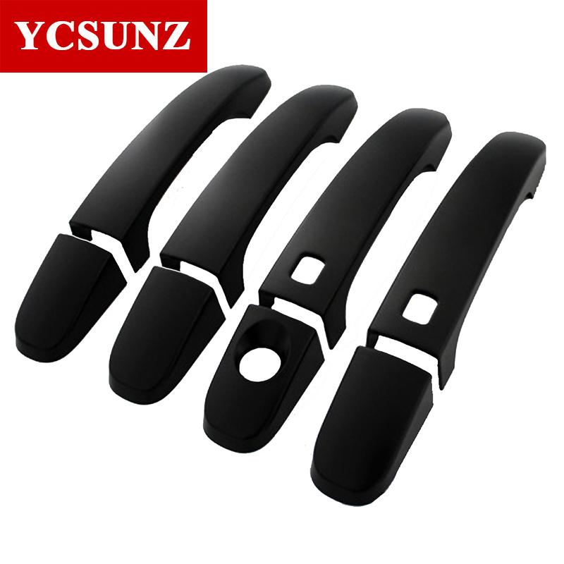 ABS Door Handle Cover For Ford Ranger Wildtrak T6 T7 T8 2012 2013 2014 2015 2016 2017 2018 YCSUNZ