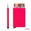 Rfid Credit Card Holder Metal Thin Slim Smart Wallet Men Women Wallets Pop Up Minimalist Small Black Purse Mini Walets for Men