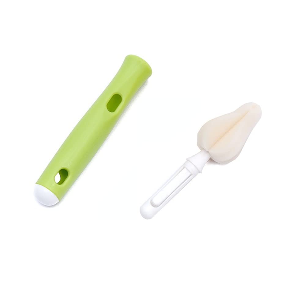 Itisyou Éponge pour biberon Brosse pour biberon Brosse pour tétine Éponge pour nettoyer les biberons Nettoyeur de tétine Brosse pour nettoyer les biberons Tétine de biberon