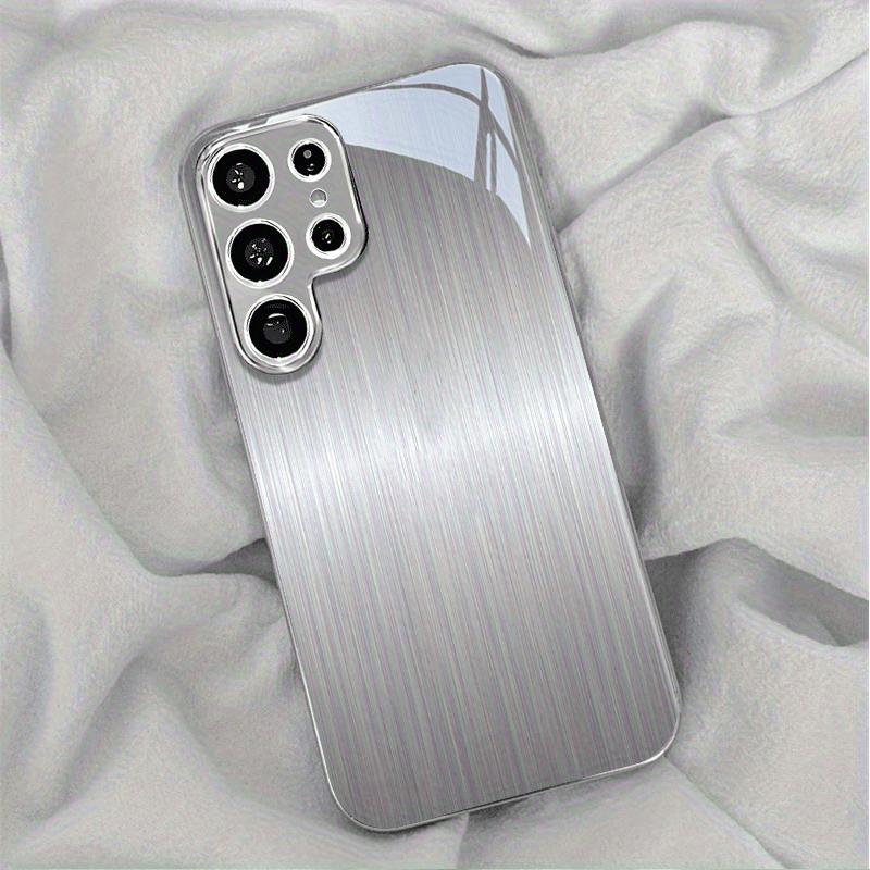 Electroplated Gold New Phone Case for Samsung Galaxy S26 Ultra S25 Plus S24 S23 S22 Fe Tempered Glass Artistic Texture Patterns