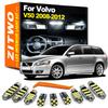 Sbcam7 ZITWO 15Pcs Complete LED Interior Light Kit With Socket For V50 MK2 2008 2009 2010 2011 2012 Dome Map Foot Trunk Lamp