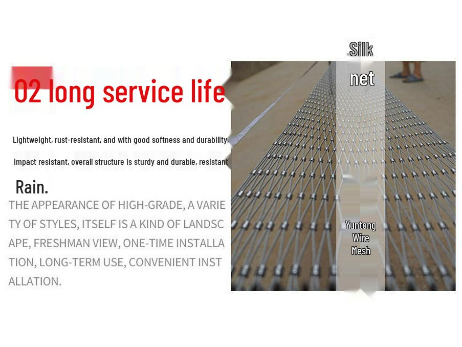 Stainless Steel Flexible Wire Weave Safety Net for Riverbank Protection