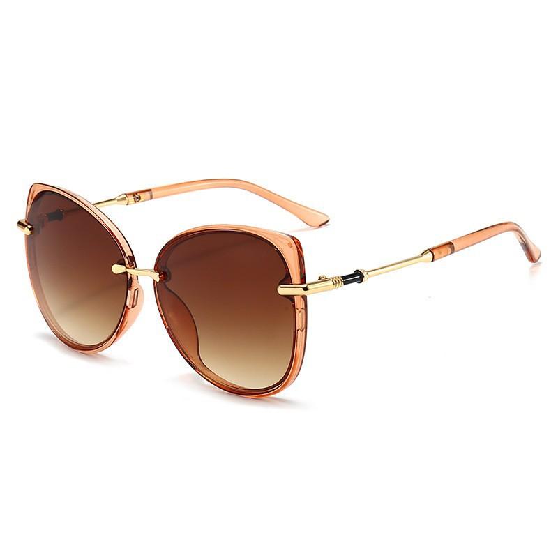 Sunglasses Women'S Sunglasses Cat Eye Large Frame Thin Face Glasses Tide