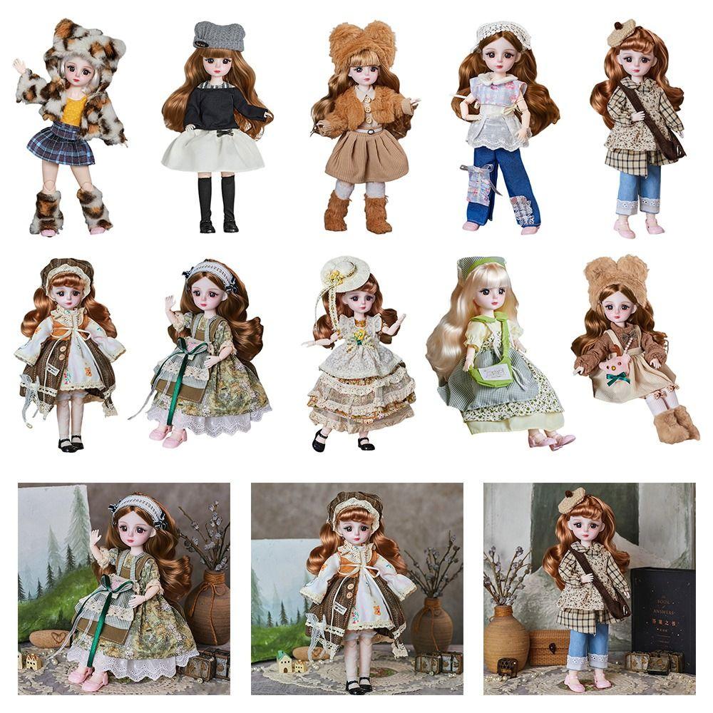 1/6 Scale Doll Lolita Skirt 30cm Size Sweater Coat Pretty Sweater Doll Outfit Set  Girls Toys