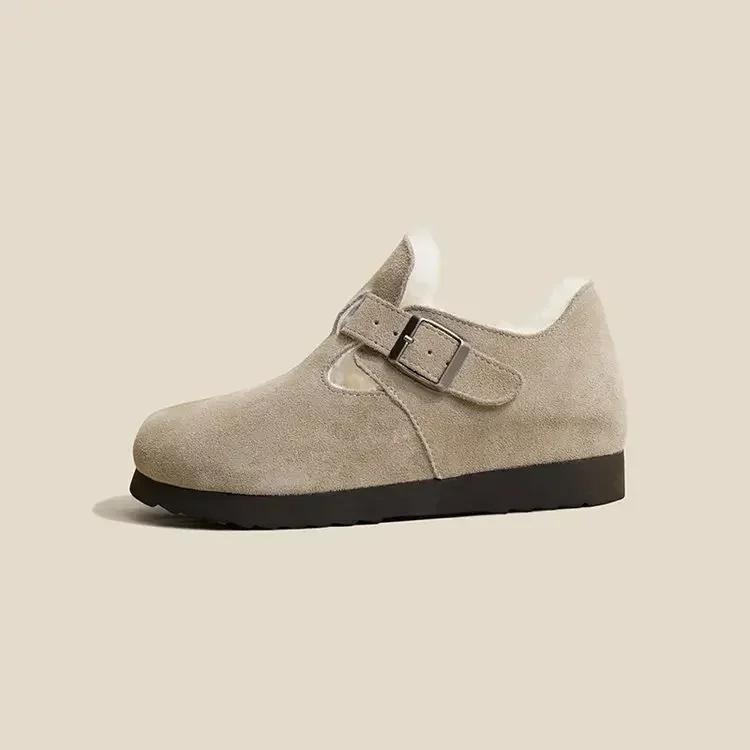 Fashion Elegant With Medium Heels Women's Snow Boots Winter 2024 Shoes for Woman Plus Warm Cosplay Trend Y2k High Quality Pu Large Size