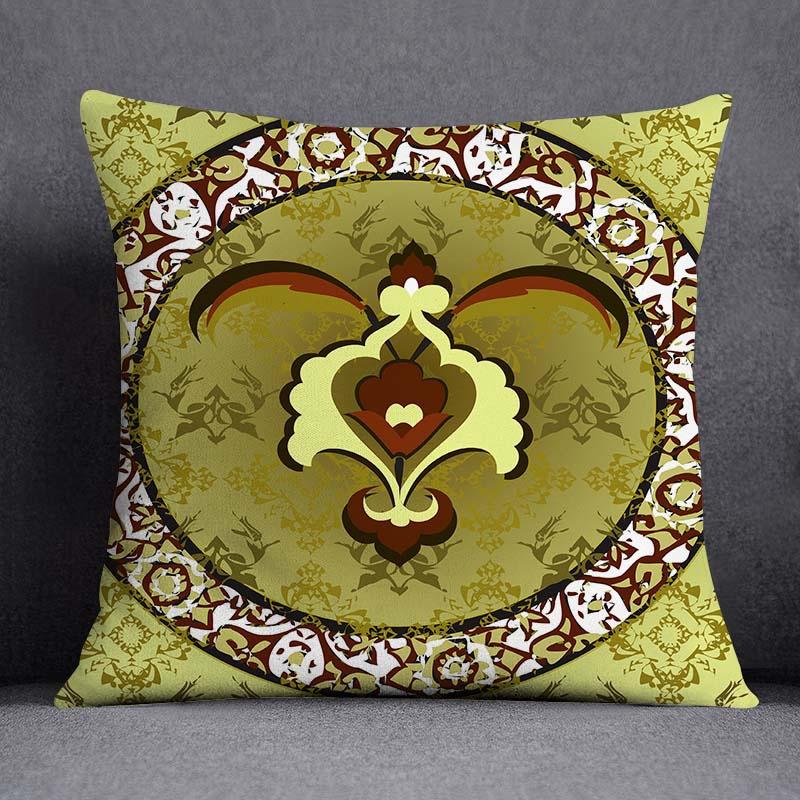 Kleine Frische Serie Muster Dekorative Kissenhülle Quadratische Kissenhülle Heim- Büro-Dekoration (45cm * 45cm)