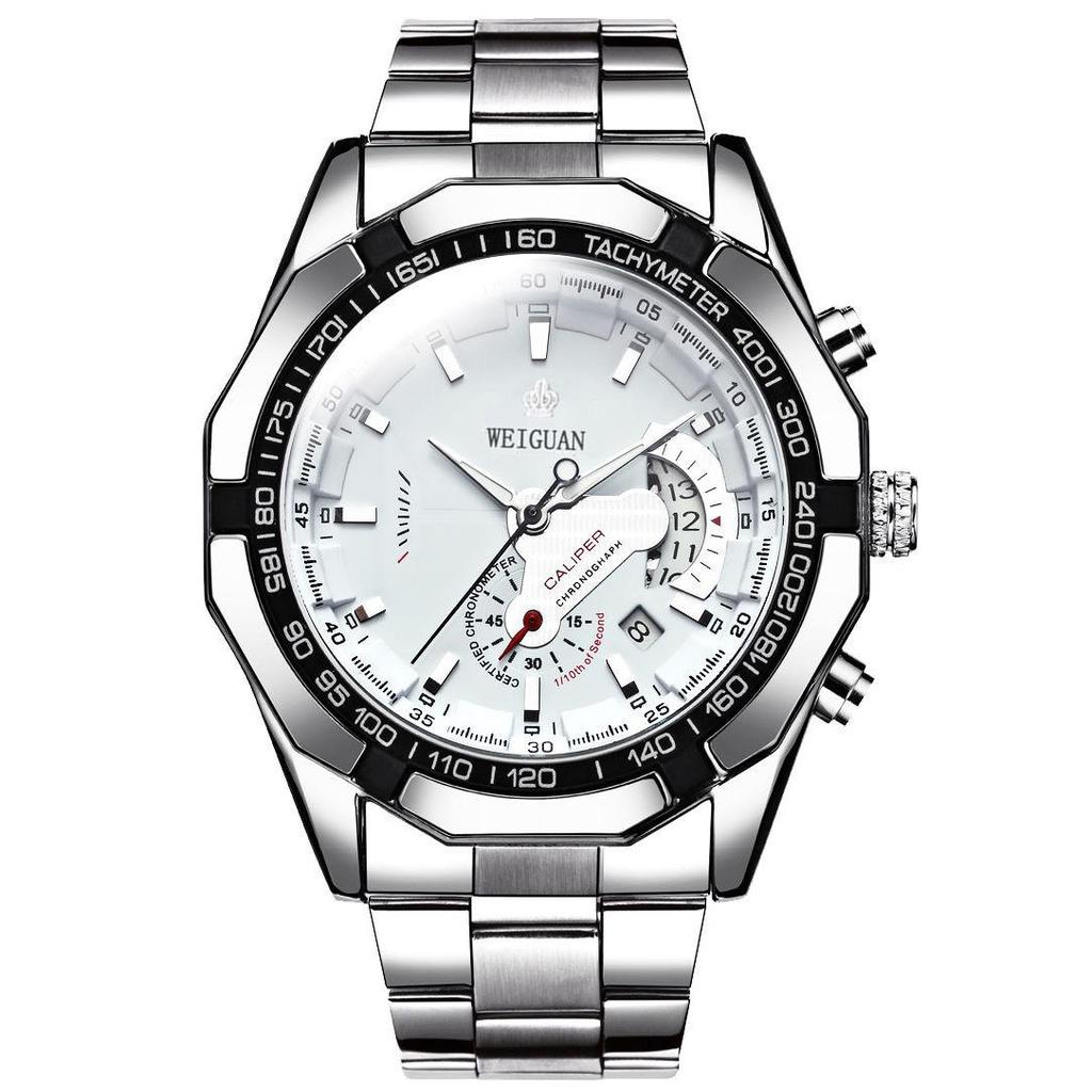 New Waterproof Luminous Men's Quartz Wristwatch - Trendy Korean Style, Fully Automatic, Domineering Design.