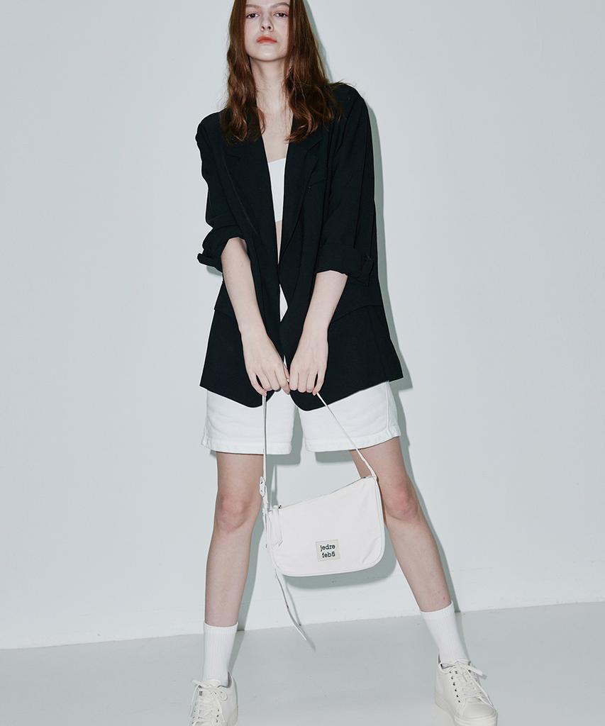 Jedrefeb5 Slant Shoulder Bag Ivory