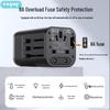 ENGUE Universal-Reiseadapter mit Dual-USB und Typ-C