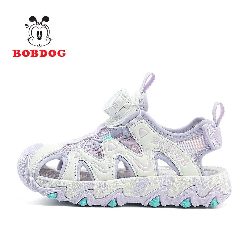 

Babu Bean Classmate Boys Sandals 2025 Summer Middle and Older Children s Soft-soled Non-slip Children s Baotou Beach Shoes 39