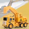 Engineering Vehicle Toy Flexible Joints Simulation Inertial Pull Back Sliding Dump Truck Bulldozer Excavator Model Gifts for Boys