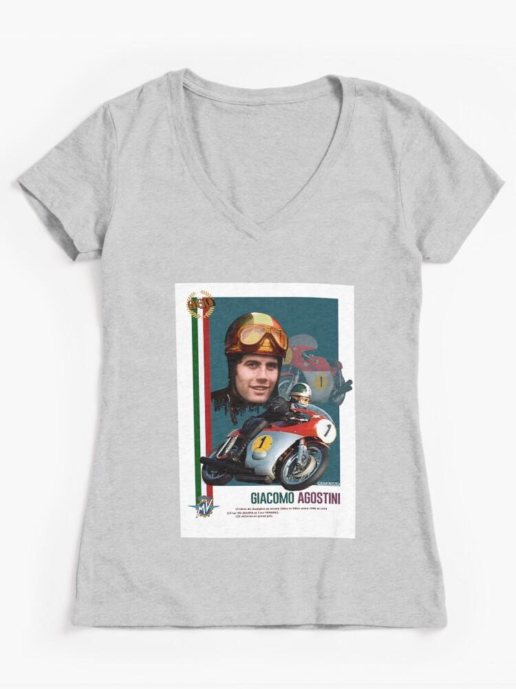 MV Agusta Mv Agusta Agostini Fitted V-Neck Unisex T-Shirt