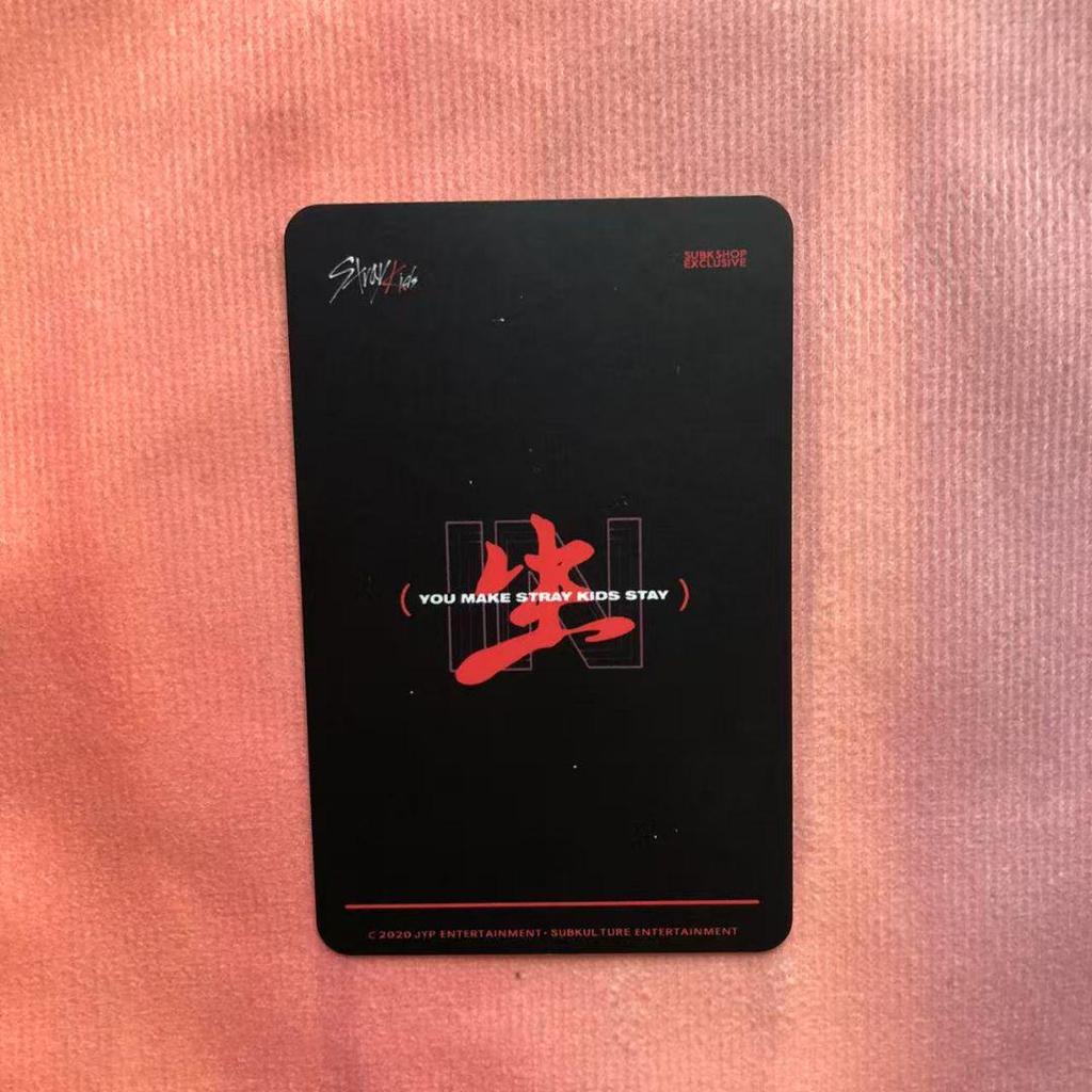 [USED] StrayKids Subk Bonus In-school Limited Edition Hyunjin Trading Card