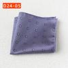 Striped Polyester Silk Pocket Square for Wedding or Business