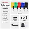 11-Piece Fitness Resistance Band Set for Home Exercise