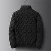 Men's Winter Windproof Fleece Lined Jacket Warm Breathable Zip-Up Sherpa Lined Coat Comfortable Long Sleeve Casual Jackets for Men Plus Size M-8XL